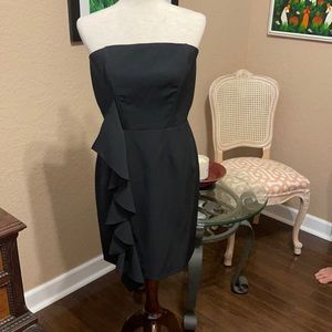 Sexy Strapless Black Dress